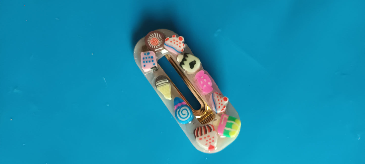 Barrettes cheveux pour fillettes en résine