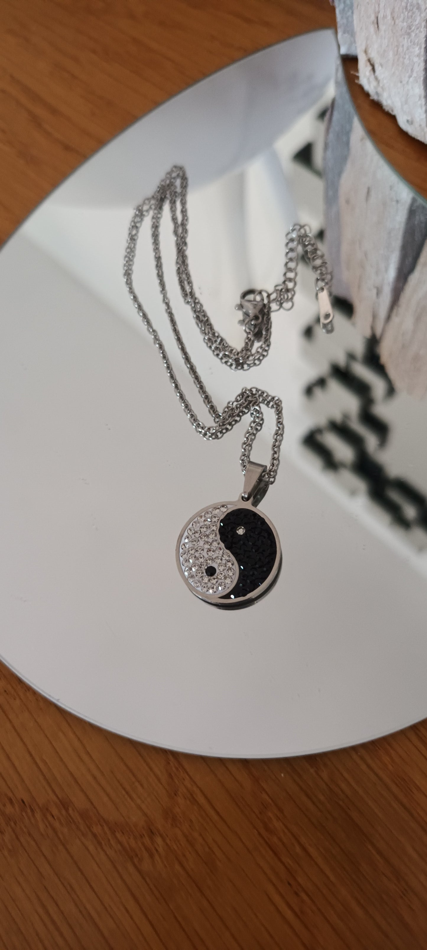Collier pendentif élégant Yin Yang Taiji