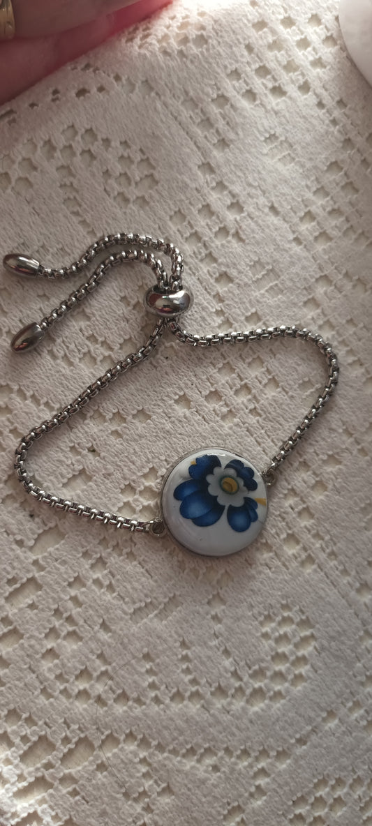 Bracelet en porcelaine de Limoge