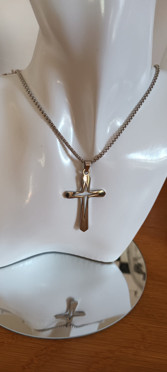 collier pendentif croix