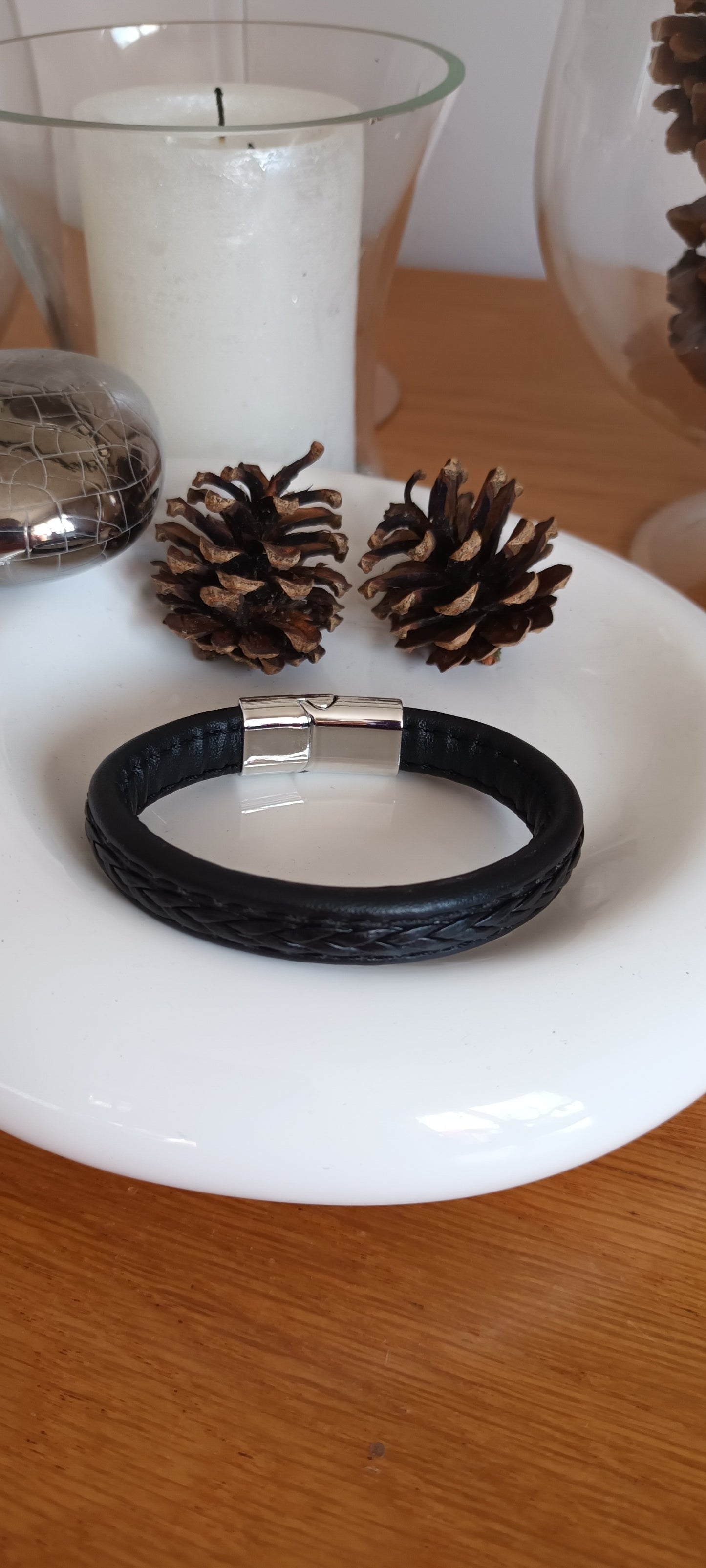 Bracelet homme cuir