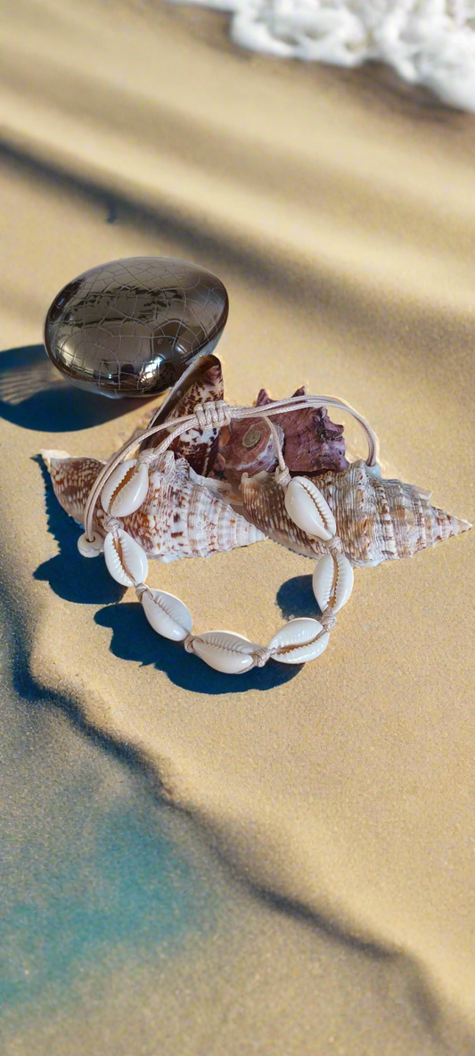 Bracelet en coquillages véritables